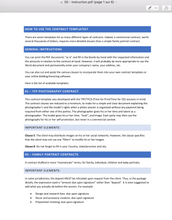 Modèles de contrats - version française ET anglaise