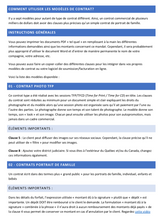 Modèles de contrats - version française ET anglaise