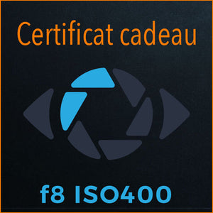 Certificat cadeau F8ISO400